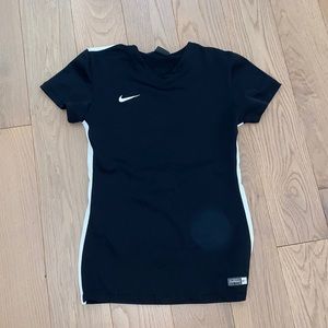 Nike black soccer shirt